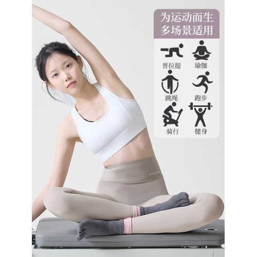 五指瑜珈襪子防滑專業女秋冬普拉提訓練室內運動專用健身分趾中筒 五指瑜珈襪子防滑專業女秋冬普拉提訓練室內運動專用健身分趾中筒