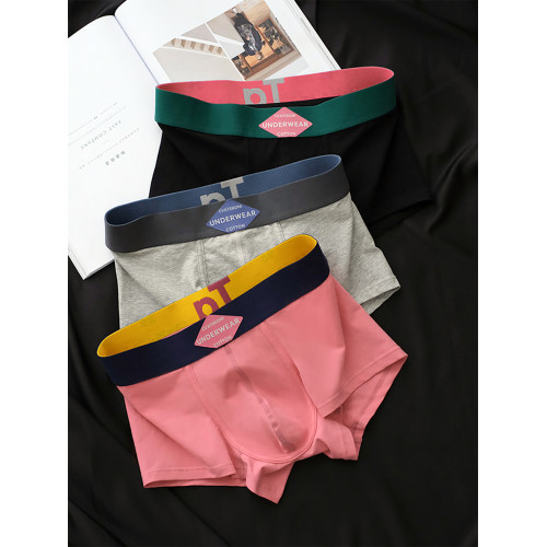 男士內褲男純棉平角褲透氣舒適親膚時尚男四角短褲潮流男生內褲 男士內褲男純棉平角褲透氣舒適親膚時尚男四角短褲潮流男生內褲