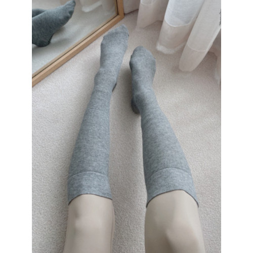 新品舒適瑜珈襪子長筒中筒女專業防滑全指兩穿春秋款空普拉提襪