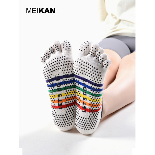 MEIKAN美看瑜珈襪防滑襪專業女五指襪運動普拉提襪子分指襪地板襪 MEIKAN美看瑜珈襪防滑襪專業女五指襪運動普拉提襪子分指襪地板襪