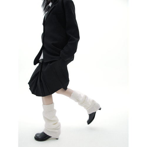 SS2L極簡風純色羊毛針織襪套高級感韓系百搭加厚保暖堆堆襪女ins SS2L極簡風純色羊毛針織襪套高級感韓系百搭加厚保暖堆堆襪女ins