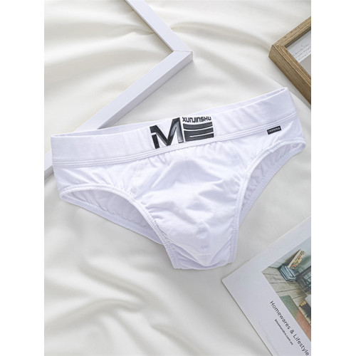 純棉男士三角內褲性感青年中腰純色無痕囊袋內男生不掉色品質全棉 純棉男士三角內褲性感青年中腰純色無痕囊袋內男生不掉色品質全棉