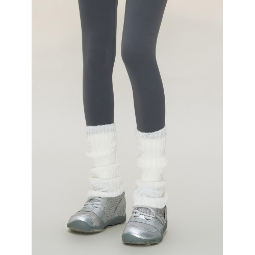 耐吉奧白色針織襪套女秋冬季加厚保暖毛線長筒堆堆襪瑜珈小腿襪 耐吉奧白色針織襪套女秋冬季加厚保暖毛線長筒堆堆襪瑜珈小腿襪
