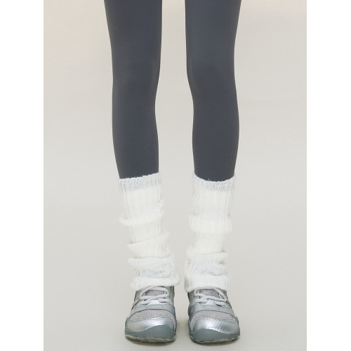 耐吉奧白色針織襪套女秋冬季加厚保暖毛線長筒堆堆襪瑜珈小腿襪 耐吉奧白色針織襪套女秋冬季加厚保暖毛線長筒堆堆襪瑜珈小腿襪