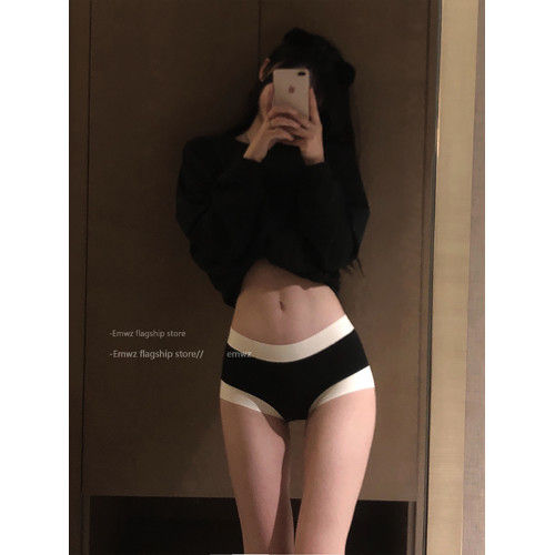 春夏莫代爾中腰內褲女士舒適襠收腹無痕提臀褲透氣薄款少女風日系 春夏莫代爾中腰內褲女士舒適襠收腹無痕提臀褲透氣薄款少女風日系