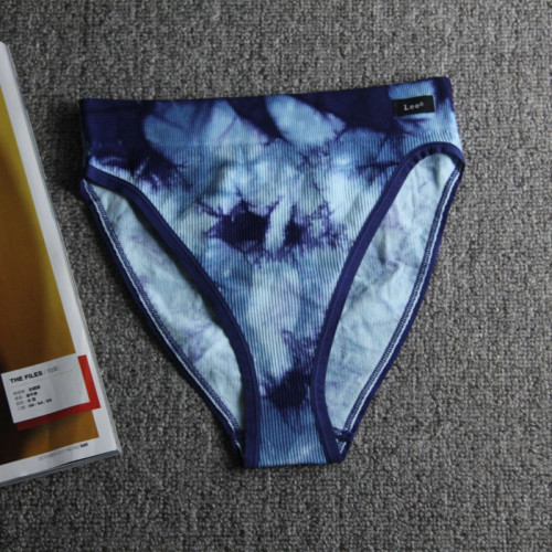 歐美單！高叉高腰速乾運動內褲女錦綸面料透氣跑步瑜珈健身三角褲