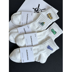 襪子男款純棉吸汗中短筒襪青少年運動防臭男女學生長襪白色ins潮