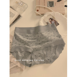 內褲女2025新款純棉抗菌襠女生中高腰無痕包臀簡約女士三角褲短褲