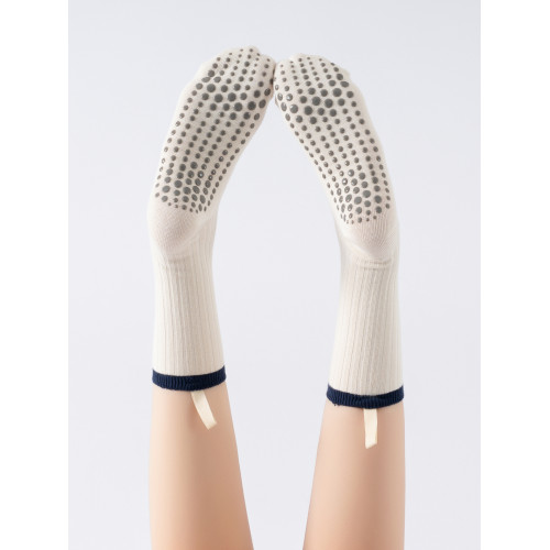 撞色普拉提專用襪子夏季純棉防滑襪女瑜珈小腿襪室內成人地板襪子 撞色普拉提專用襪子夏季純棉防滑襪女瑜珈小腿襪室內成人地板襪子