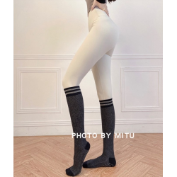 新品室內外瑜珈小腿襪普拉提襪復古雙杠地板襪腳底英倫學院人字紋