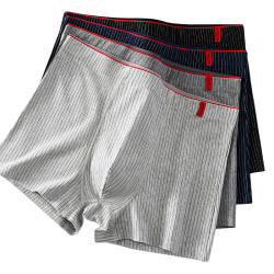 男士內褲男純棉平角褲潮流男生運動透氣無痕短褲青少年四角短褲頭