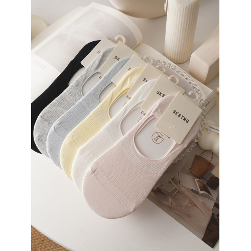 夏天的薄款襪子女船襪棉低幫淺口隱形後跟矽膠防滑防掉跟網眼透氣 夏天的薄款襪子女船襪棉低幫淺口隱形後跟矽膠防滑防掉跟網眼透氣