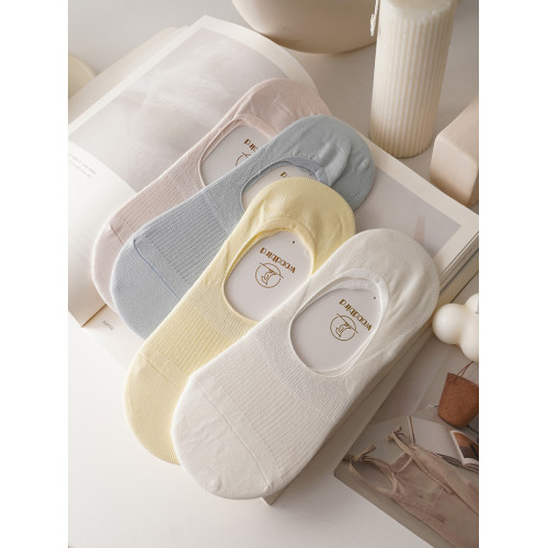 夏天的薄款襪子女船襪棉低幫淺口隱形後跟矽膠防滑防掉跟網眼透氣 夏天的薄款襪子女船襪棉低幫淺口隱形後跟矽膠防滑防掉跟網眼透氣