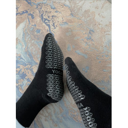 grom中筒普拉提瑜珈襪女春秋薄過膝純棉防滑襪專業健身瑜珈圓頭襪