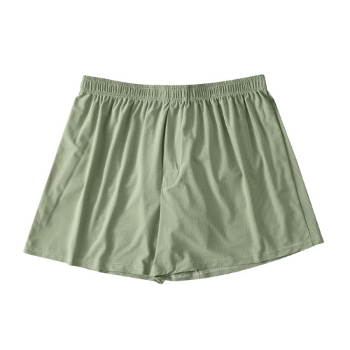 男士內褲夏季寬松男生阿羅褲冰絲透氣短褲大碼居家運動大褲衩褲頭 男士內褲夏季寬松男生阿羅褲冰絲透氣短褲大碼居家運動大褲衩褲頭