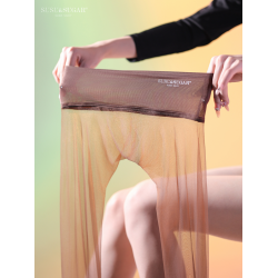 素紇年度新品「傾心3.0」超薄3D巧克力網紗腰絲襪啞光絲滑連褲襪