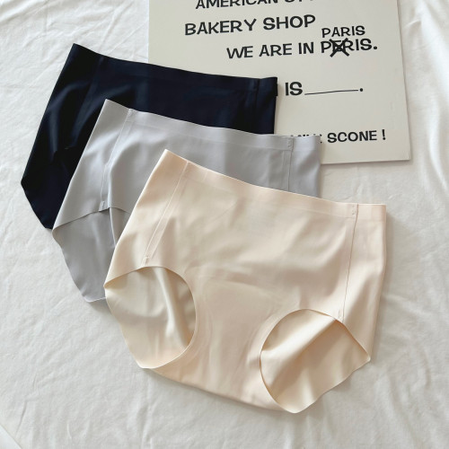 運動內褲透氣中腰抑菌純棉瑜珈無痕三角區防尲尬隱形蜜桃健身內褲