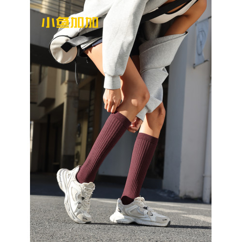 小魚加加五指瑜珈襪子秋冬普拉提中筒長筒矽膠防滑專業分趾室內 小魚加加五指瑜珈襪子秋冬普拉提中筒長筒矽膠防滑專業分趾室內