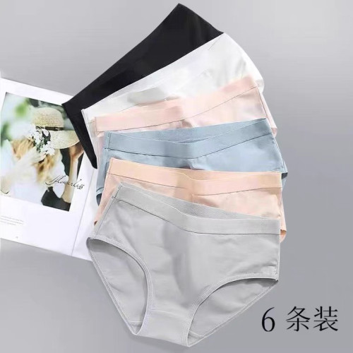 內褲女純棉100%全棉抗菌少女士學生中腰舒適透氣無痕女生三角褲 內褲女純棉100%全棉抗菌少女士學生中腰舒適透氣無痕女生三角褲