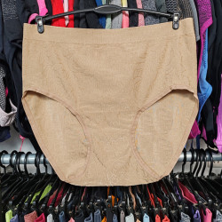 運動內褲速乾高開叉無縫排汗透氣暗花紋包臀大碼高腰三角褲衩