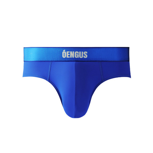 【新品VS同款面料】Oengus藍色男三角內褲男性感高彈親膚透氣 【新品VS同款面料】Oengus藍色男三角內褲男性感高彈親膚透氣