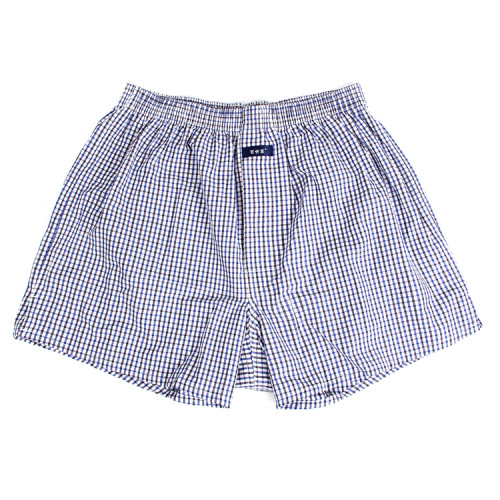 4條裝阿羅褲 男士寬松平角純棉布梭織內褲 家居全棉短睡褲加大碼