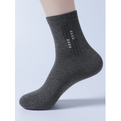 10雙襪子男士中筒棉襪商務純色四季秋冬長襪吸汗防臭耐磨中老年款