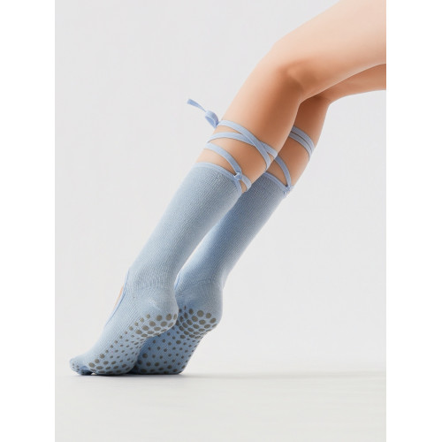 秋冬瑜珈襪防滑五趾露背綁帶款美腿顯瘦舞蹈芭蕾襪室內普拉提運動 秋冬瑜珈襪防滑五趾露背綁帶款美腿顯瘦舞蹈芭蕾襪室內普拉提運動