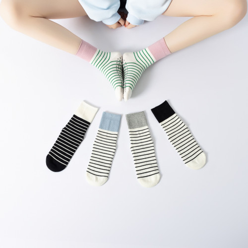 2025新品拼色條紋專業健身瑜珈襪日系學院風吸溼排汗普拉提防滑襪 2025新品拼色條紋專業健身瑜珈襪日系學院風吸溼排汗普拉提防滑襪