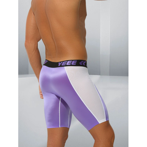 男士運動內褲平角褲低腰冰絲防磨腿加長透氣運動跑步大碼四角短褲 男士運動內褲平角褲低腰冰絲防磨腿加長透氣運動跑步大碼四角短褲