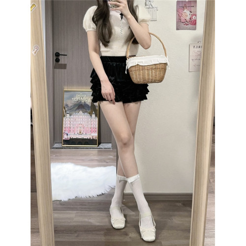 AY To films春夏薄棉miu系中筒襪子芭蕾少女一字蝴蝶結白色堆堆襪 AY To films春夏薄棉miu系中筒襪子芭蕾少女一字蝴蝶結白色堆堆襪