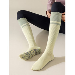 秋冬瑜珈襪子防滑專業女長筒普拉提專用訓練運動健身壓力瑜珈襪套