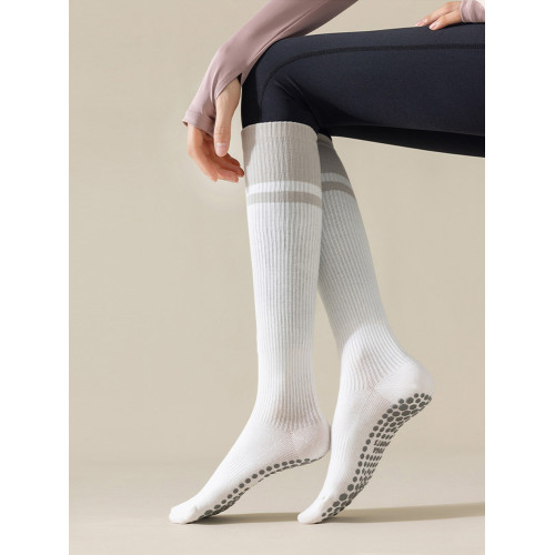 秋冬瑜珈襪子防滑專業女長筒普拉提專用訓練運動健身壓力瑜珈襪套 秋冬瑜珈襪子防滑專業女長筒普拉提專用訓練運動健身壓力瑜珈襪套