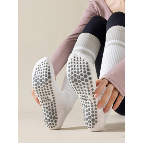 秋冬瑜珈襪子防滑專業女長筒普拉提專用訓練運動健身壓力瑜珈襪套 秋冬瑜珈襪子防滑專業女長筒普拉提專用訓練運動健身壓力瑜珈襪套