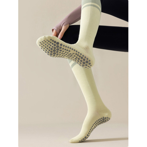 秋冬瑜珈襪子防滑專業女長筒普拉提專用訓練運動健身壓力瑜珈襪套 秋冬瑜珈襪子防滑專業女長筒普拉提專用訓練運動健身壓力瑜珈襪套