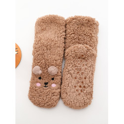 地板襪可愛女大人珊瑚絨加厚加絨秋冬保暖家居睡眠月子襪産後暖腳