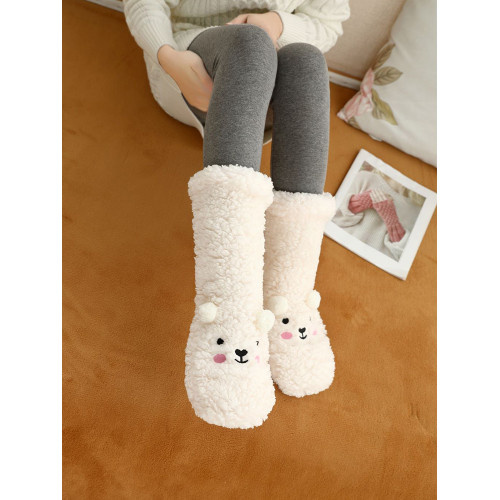 地板襪可愛女大人珊瑚絨加厚加絨秋冬保暖家居睡眠月子襪産後暖腳 地板襪可愛女大人珊瑚絨加厚加絨秋冬保暖家居睡眠月子襪産後暖腳