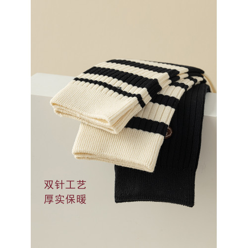 5雙黑白條紋襪子女中筒襪春秋純棉透氣防臭長襪高腰配芭比褲ins潮 5雙黑白條紋襪子女中筒襪春秋純棉透氣防臭長襪高腰配芭比褲ins潮