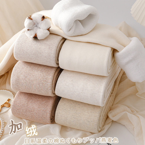 秋冬季加絨白色連褲襪女加厚菸灰色打底褲襪保暖踩腳襪米白色絲襪 秋冬季加絨白色連褲襪女加厚菸灰色打底褲襪保暖踩腳襪米白色絲襪