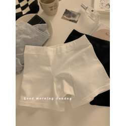 四角女士平角褲內褲女2025新款純棉高腰收腹安全褲二合一打底包臀