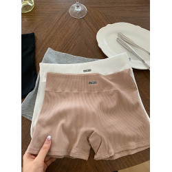 10A抑菌防走光安全內褲女士純棉襠運動瑜珈居家短褲平角褲四角褲