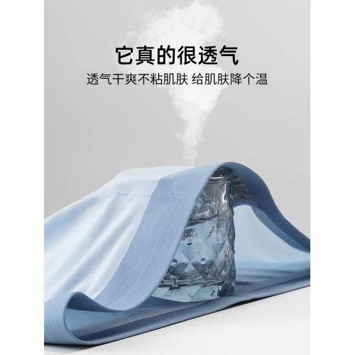 南極人男生冰絲無痕內褲男士抗菌襠四角底褲頭平角短褲衩夏季薄款 南極人男生冰絲無痕內褲男士抗菌襠四角底褲頭平角短褲衩夏季薄款