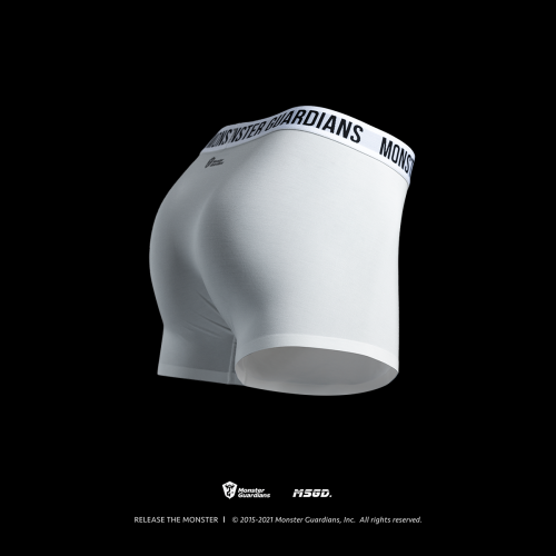 Monster Guardians莫代爾運動內褲男健身訓練透氣防磨襠四角褲