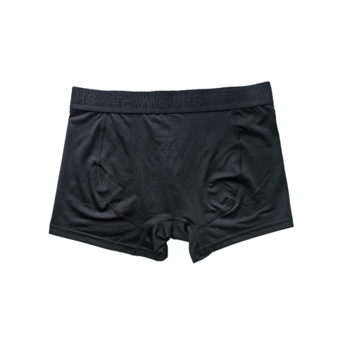 美悅奕大碼男士運動內褲健身跑步冰絲速乾透氣抗菌純黑色四角褲 美悅奕大碼男士運動內褲健身跑步冰絲速乾透氣抗菌純黑色四角褲