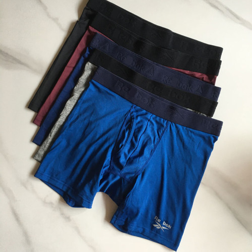 男士速乾冰絲平角褲衩出口原單夏季薄款純色簡約中腰男內褲頭 男士速乾冰絲平角褲衩出口原單夏季薄款純色簡約中腰男內褲頭