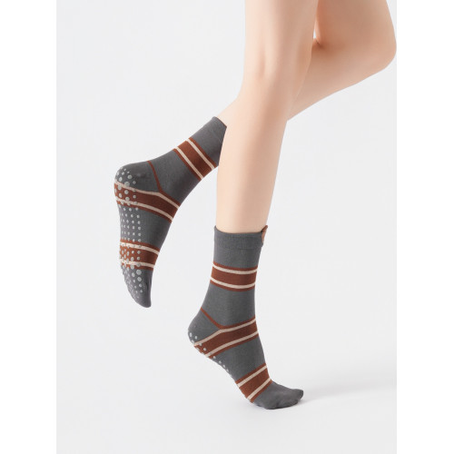 XY0862花色折釦條紋瑜珈普拉提襪復古刺綉地板襪學院風日系愛心款 XY0862花色折釦條紋瑜珈普拉提襪復古刺綉地板襪學院風日系愛心款