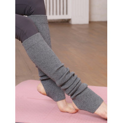 秋冬瑜珈襪過膝室內長筒襪女套專業普拉提護腿襪子運動舞蹈推推襪