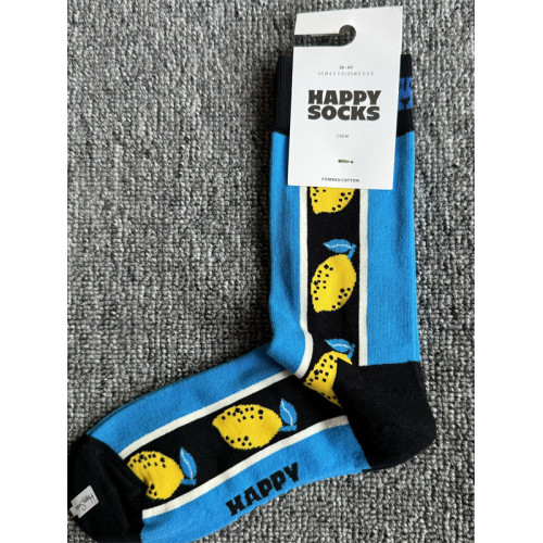 happysocks旗艦店新款爆款女中筒襪瑞典潮牌HS純棉百搭四季款襪子