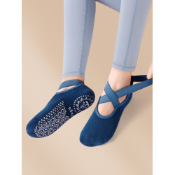 秋冬瑜珈襪子防滑專業女露背空中普拉提襪室內運動跳操專用瑜珈鞋