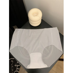 冰絲無痕運動內褲女士超薄裸感速乾面膜褲3D蜜桃臀健身瑜珈三角褲